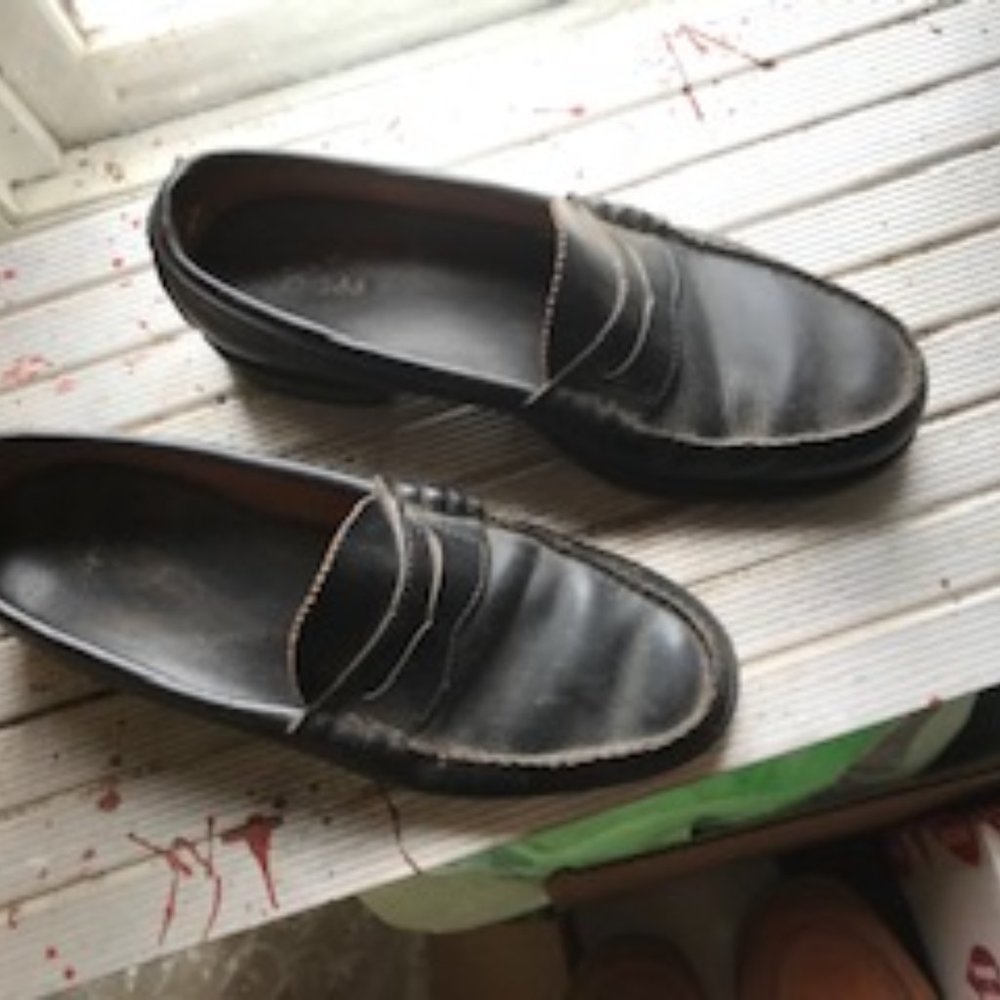 Men's Used Bass penny loafers, size 9 1/2